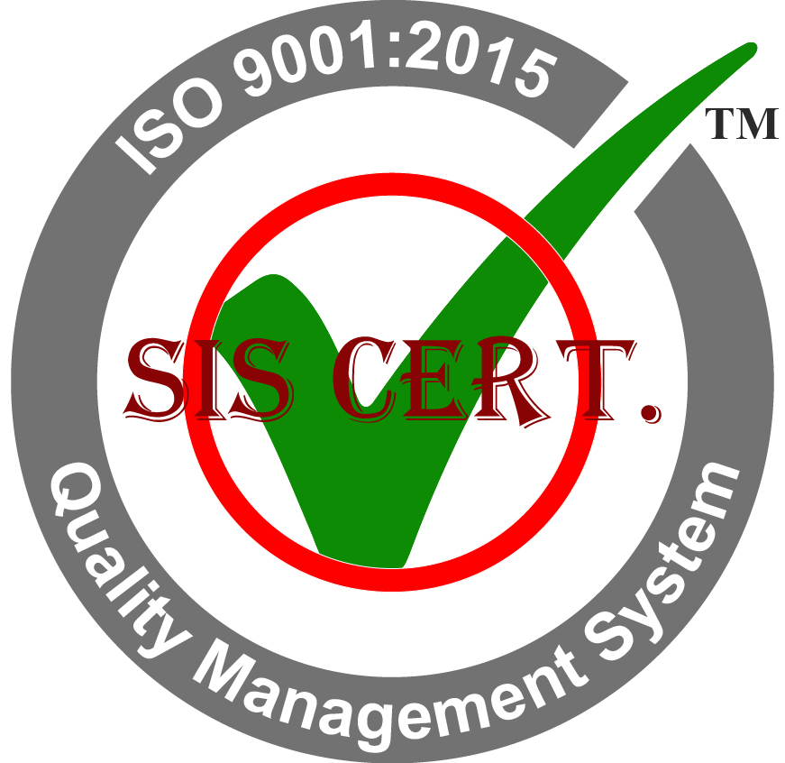ISO 9001:2015 Quality Management System Certificate