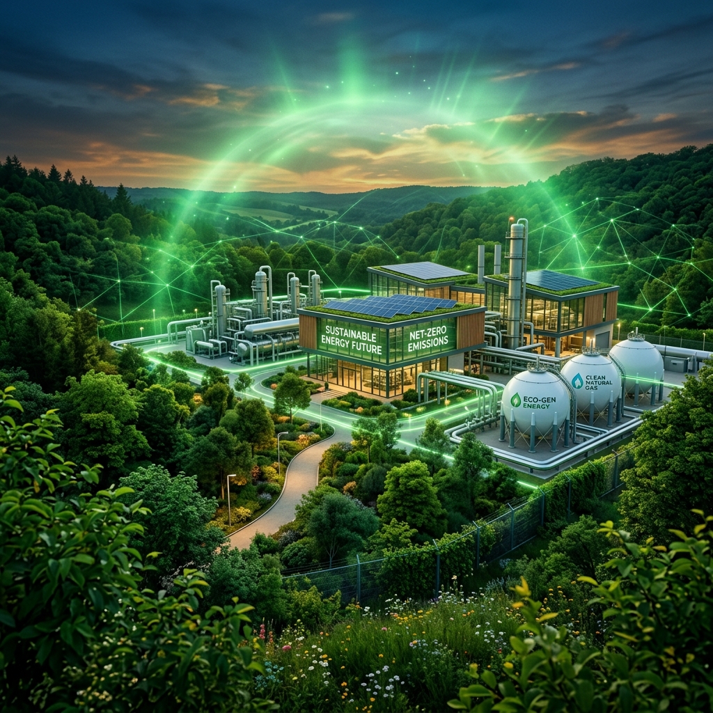 Eco-Friendly Natural Gas Plant Energy Infrastructure